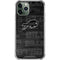 NFL Buffalo Bills Black & White iPhone 11 Pro Max Clear Case