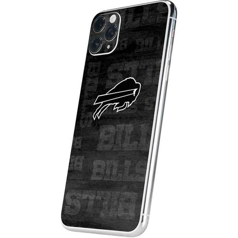 NFL Buffalo Bills Black & White iPhone 11 Pro Max Skin