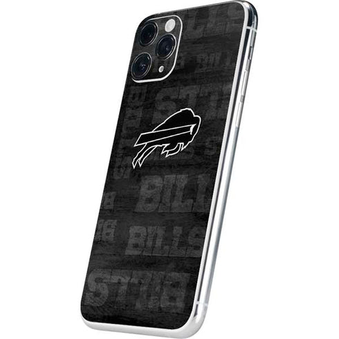 NFL Buffalo Bills Black & White iPhone 11 Pro Skin