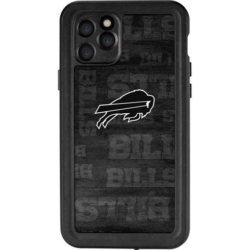 NFL Buffalo Bills Black & White iPhone 11 Pro Waterproof Case
