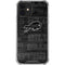 NFL Buffalo Bills Black & White iPhone 12 Clear Case
