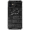 NFL Buffalo Bills Black & White iPhone 12 Mini Clear Case
