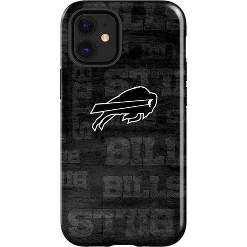 NFL Buffalo Bills Black & White iPhone 12 Mini Impact Case