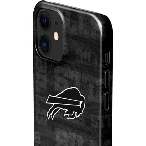 NFL Buffalo Bills Black & White iPhone 12 Mini Lite Case
