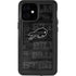 NFL Buffalo Bills Black & White iPhone 12 Mini Waterproof Case
