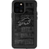 NFL Buffalo Bills Black & White iPhone 12 Pro Waterproof Case