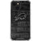 NFL Buffalo Bills Black & White iPhone 13 Mini Clear Case