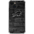NFL Buffalo Bills Black & White iPhone 13 Mini Clear Case