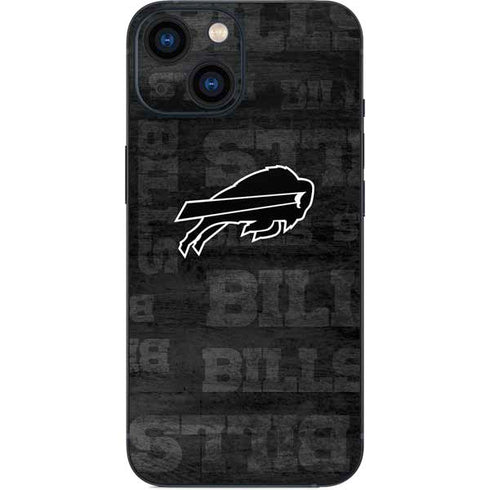 NFL Buffalo Bills Black & White iPhone 13 Mini Skin