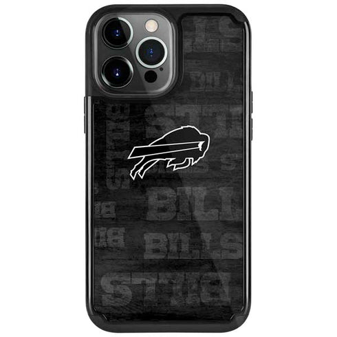 NFL Buffalo Bills Black & White iPhone 13 Pro Cargo Case