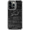 NFL Buffalo Bills Black & White iPhone 13 Pro Clear Case
