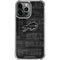 NFL Buffalo Bills Black & White iPhone 13 Pro Max Clear Case