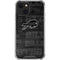 NFL Buffalo Bills Black & White iPhone 14 Clear Case