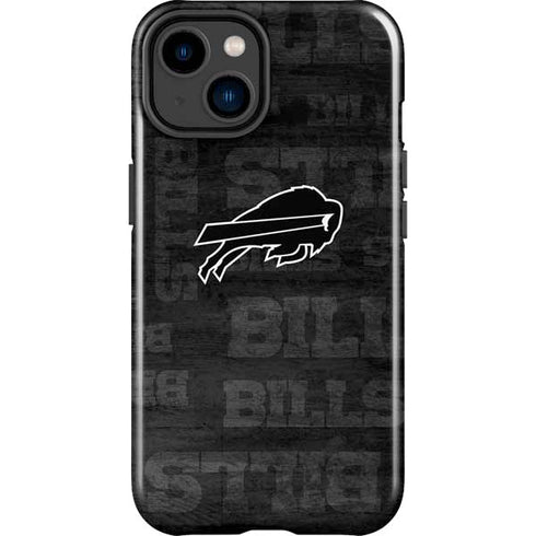 NFL Buffalo Bills Black & White iPhone 15 Plus Impact Case