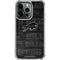 NFL Buffalo Bills Black & White iPhone 15 Pro Clear Case