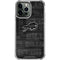 NFL Buffalo Bills Black & White iPhone 15 Pro Max Clear Case