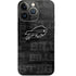 NFL Buffalo Bills Black & White iPhone 15 Pro Skin