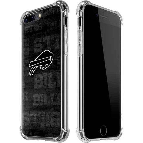 NFL Buffalo Bills Black & White iPhone 7/8 Plus Clear Case