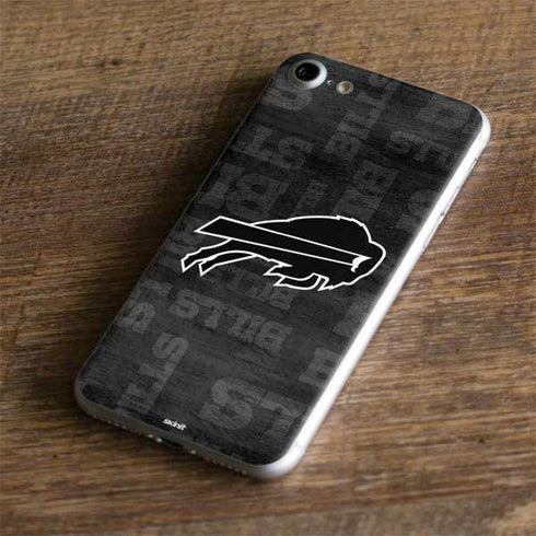 NFL Buffalo Bills Black & White iPhone 7 Skin