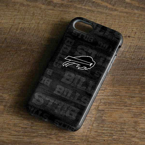 NFL Buffalo Bills Black & White iPhone 8 Pro Case