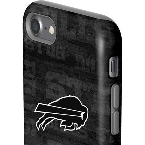 NFL Buffalo Bills Black & White iPhone SE (2nd & 3rd Gen) Pro Case