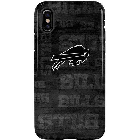 NFL Buffalo Bills Black & White iPhone X Pro Case
