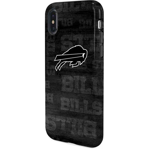 NFL Buffalo Bills Black & White iPhone X Pro Case