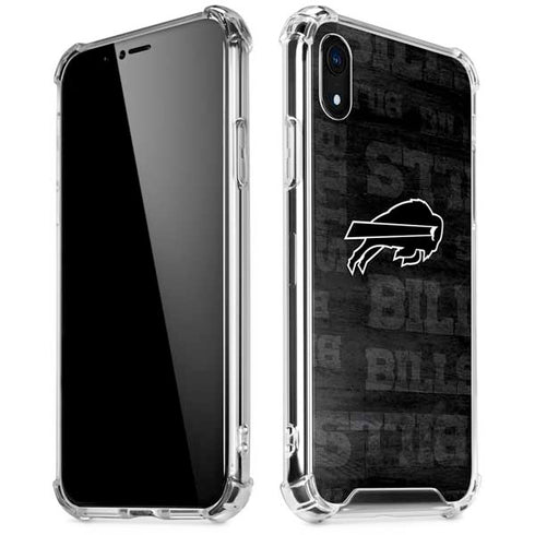 NFL Buffalo Bills Black & White iPhone XR Clear Case