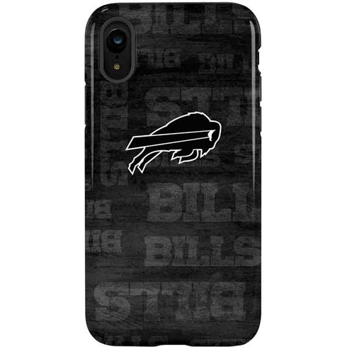 NFL Buffalo Bills Black & White iPhone XR Pro Case