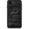 NFL Buffalo Bills Black & White iPhone XR Waterproof Case