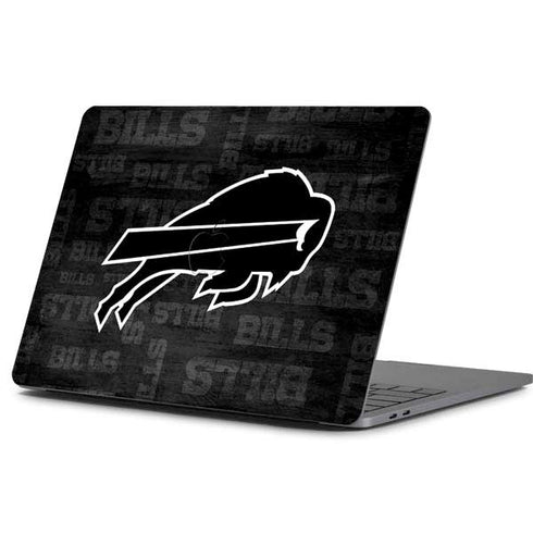 NFL Buffalo Bills Black & White Apple MacBook Pro 13-inch Skin