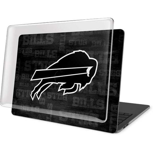 NFL Buffalo Bills Black & White MacBook Pro 15in (2016-19) Case plus Skin