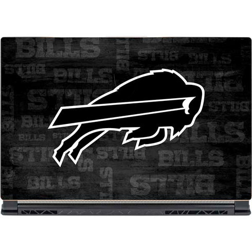 NFL Buffalo Bills Black & White MSI GS65 Stealth Laptop Skin
