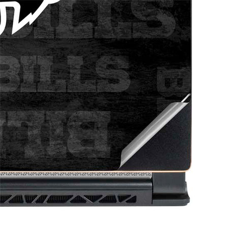 NFL Buffalo Bills Black & White MSI GS65 Stealth Laptop Skin