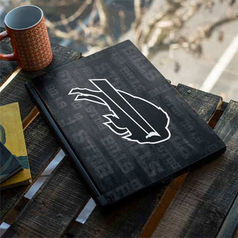 NFL Buffalo Bills Black & White MSI GS65 Stealth Laptop Skin