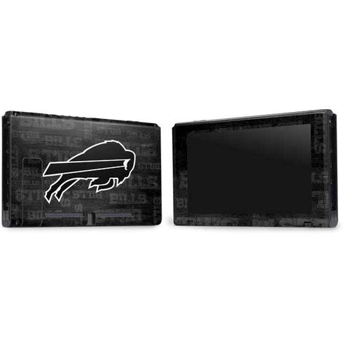 NFL Buffalo Bills Black & White Nintendo Switch Bundle Skin