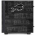 NFL Buffalo Bills Black & White NZXT H510 Compact ATX Mid-Tower Case Skin