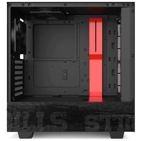 NFL Buffalo Bills Black & White NZXT H510 Compact ATX Mid-Tower Case Skin