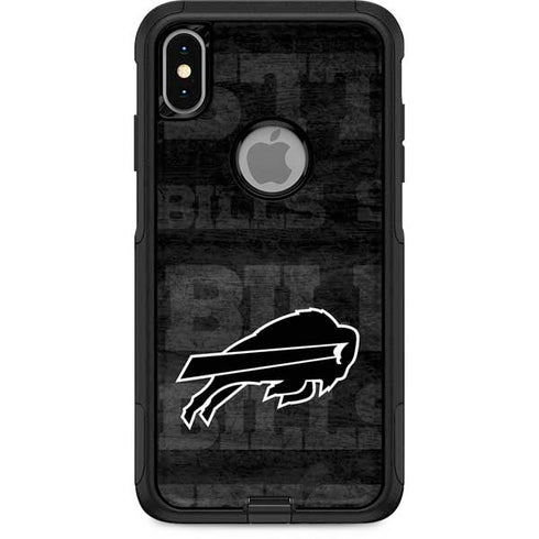 NFL Buffalo Bills Black & White Otterbox Commuter iPhone Skin