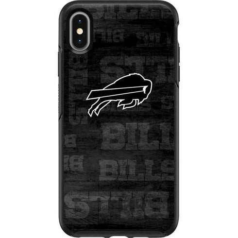 NFL Buffalo Bills Black & White Otterbox Symmetry iPhone Skin