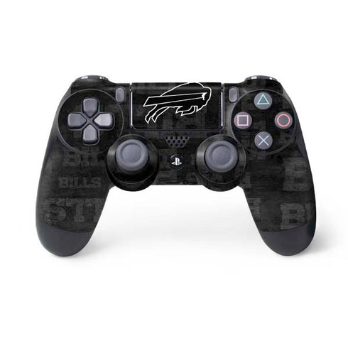 NFL Buffalo Bills Black & White PS4 Controller Skin