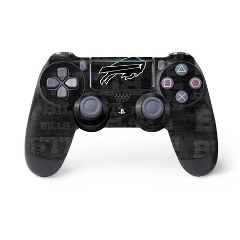 NFL Buffalo Bills Black & White PS4 Pro/Slim Controller Skin