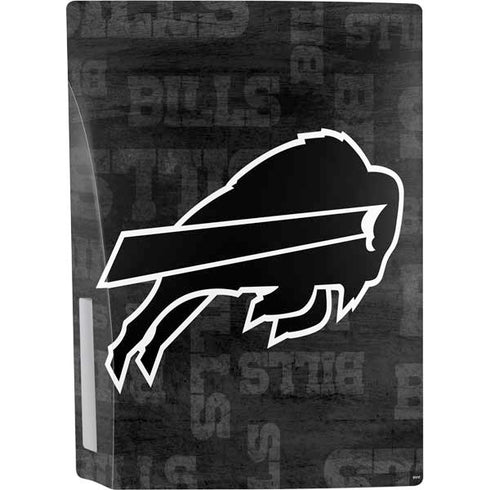 NFL Buffalo Bills Black & White PS5 Bundle Skin
