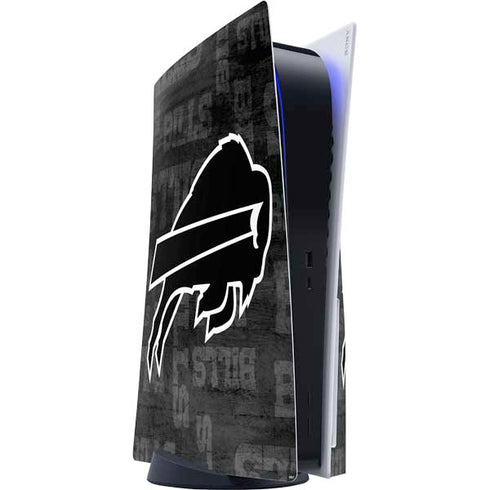 NFL Buffalo Bills Black & White PS5 Console Skin
