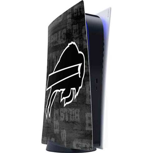 NFL Buffalo Bills Black & White PS5 Digital Edition Console Skin