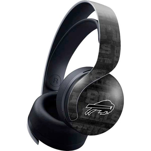 NFL Buffalo Bills Black & White PULSE 3D Wireless Headset for PS5 Skin