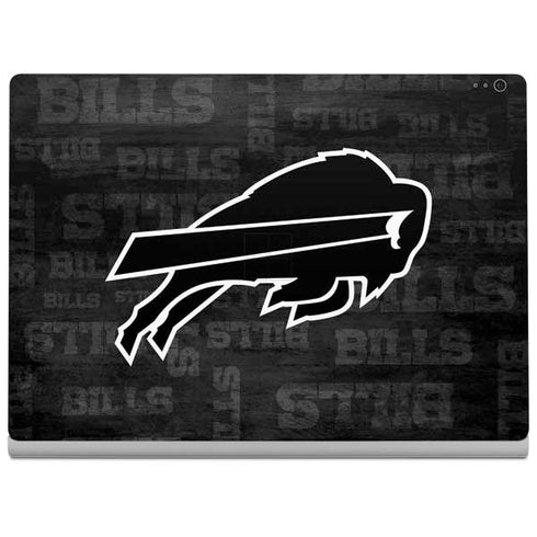 NFL Buffalo Bills Black & White Surface Book 2 13.5in Skin