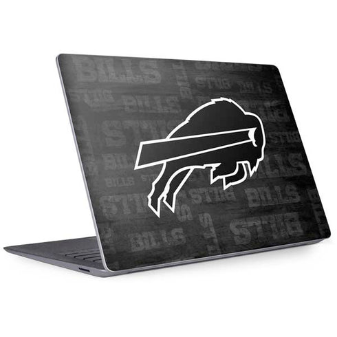 NFL Buffalo Bills Black & White Surface Laptop 3 13.5in Skin