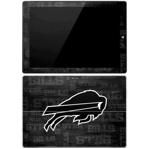 NFL Buffalo Bills Black & White Surface Pro 3 Skin