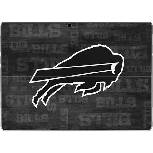 NFL Buffalo Bills Black & White Surface Pro 9 Skin